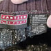 Vintage 90s Dad Mens Sweater Chunky Ribbed Striped Gray XL V Neck Streetwear