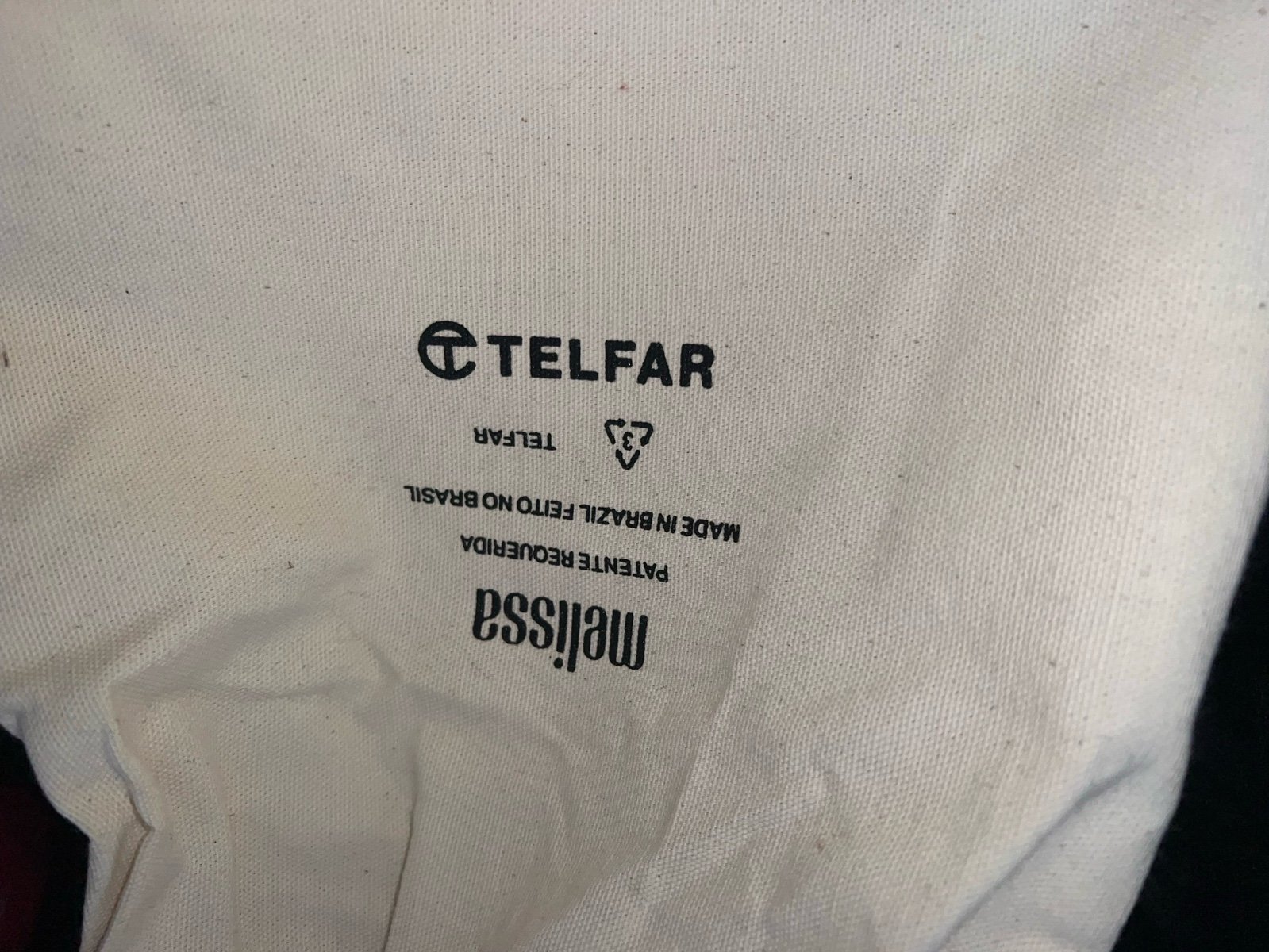 melissa x telfar small pink jelly bag
