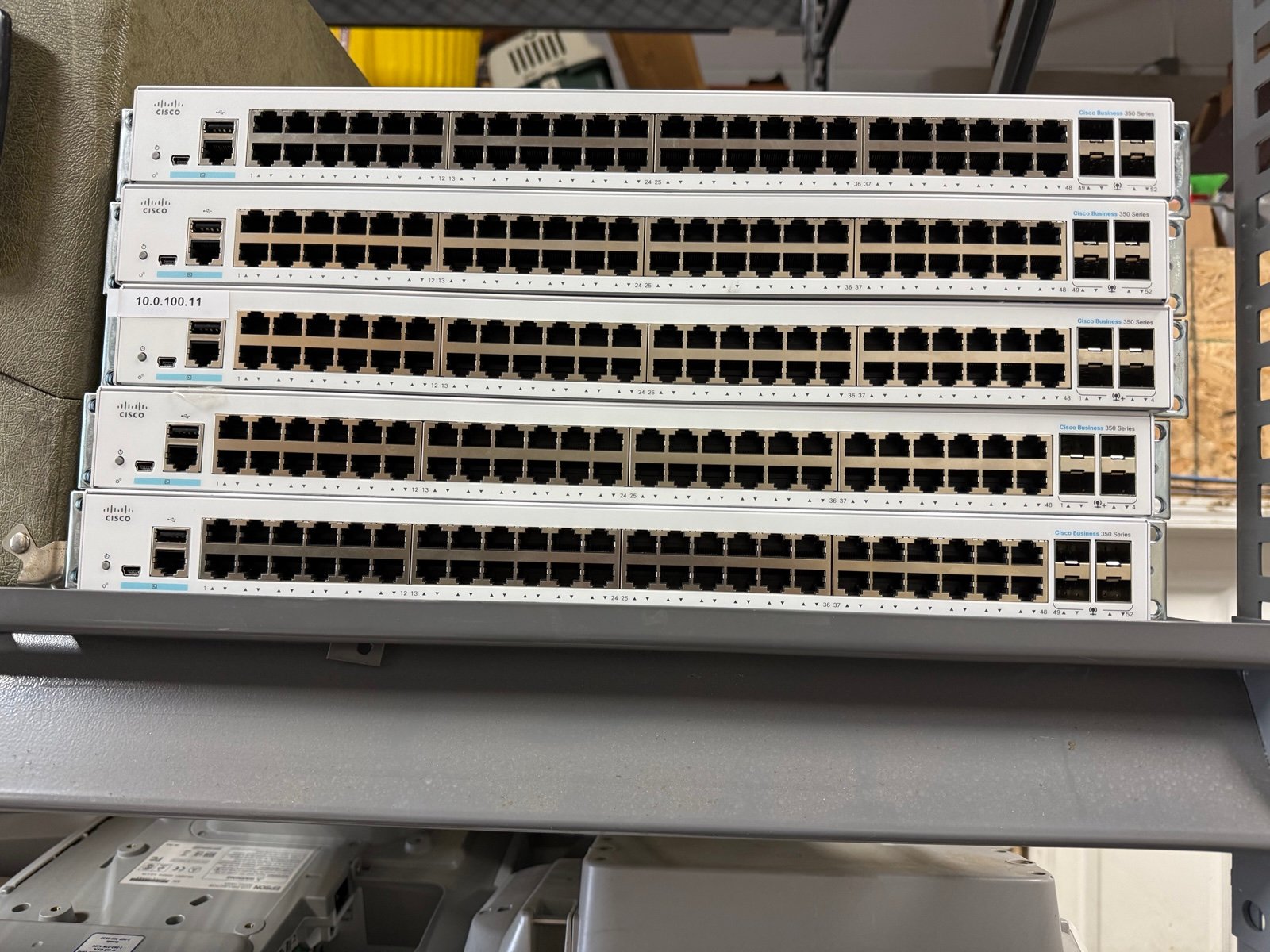 Lot of 5 Cisco Business CBS350-48T-4G Managed Switch | 48 Port GE