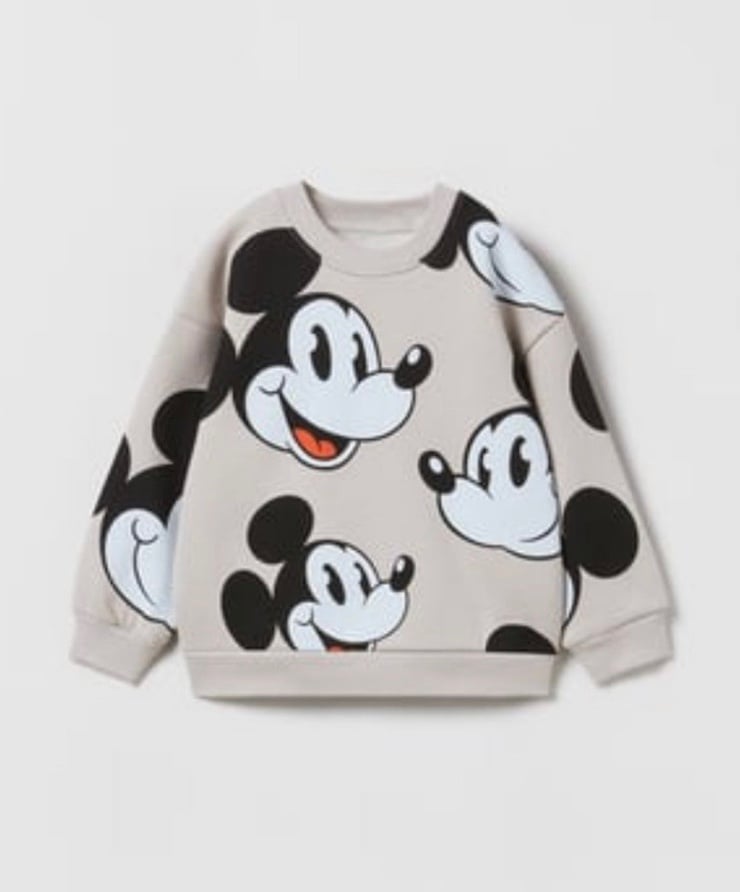 zara new disney sweatshirt sz12-18 m