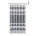 Reversible Striped Shower Curtain 72 in