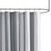 Reversible Striped Shower Curtain 72 in
