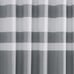 Reversible Striped Shower Curtain 72 in
