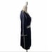 Tory Burch Navy Silk Jeweled Dress