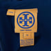 Tory Burch Navy Silk Jeweled Dress