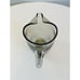 Vintage Smoked Gray Glass Small Cocktail Pitcher, Mid Century Modern Pitcher