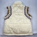 New Heyson Puffer Vest Womens Larg Ruffle Sleeve Winter quilted Padded Gilet