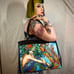 Large Shoulder Purse Fantasy Rainbow Pin Up | Mermaid