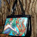Large Shoulder Purse Fantasy Rainbow Pin Up | Mermaid