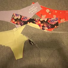 VICTORIA's SECRET NO SHOW THONG PANTIES size XL