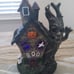 Halloween hunted houses light up