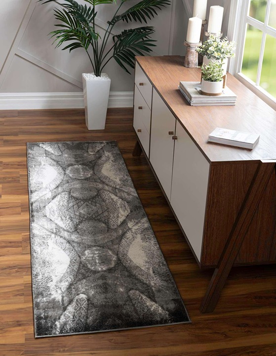 2' x 9' 10 New Area Rug Gray H 41602 Home Decorative Art Soft Carpet Collectible