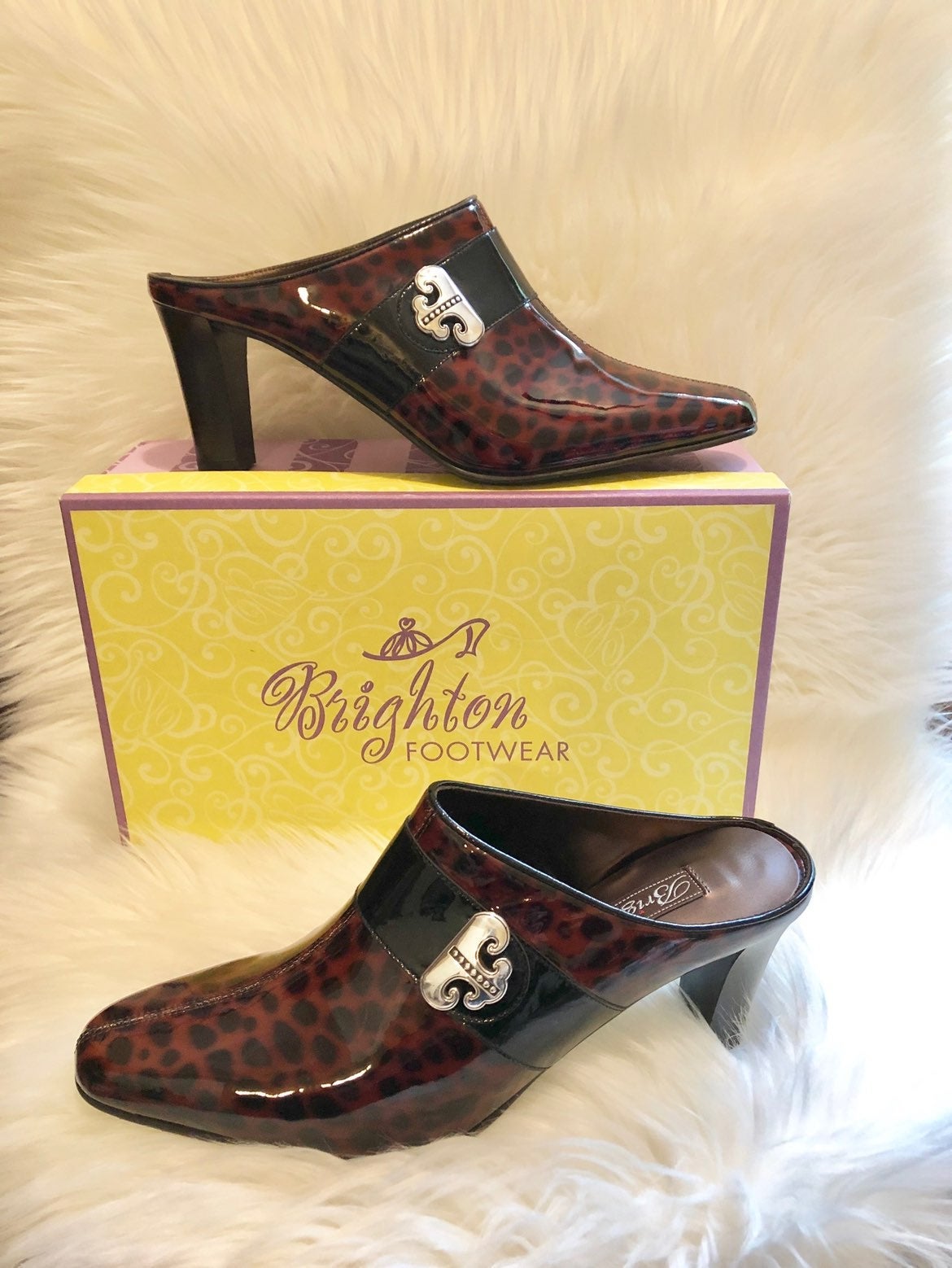 Brighton Leopard Mule Shoe