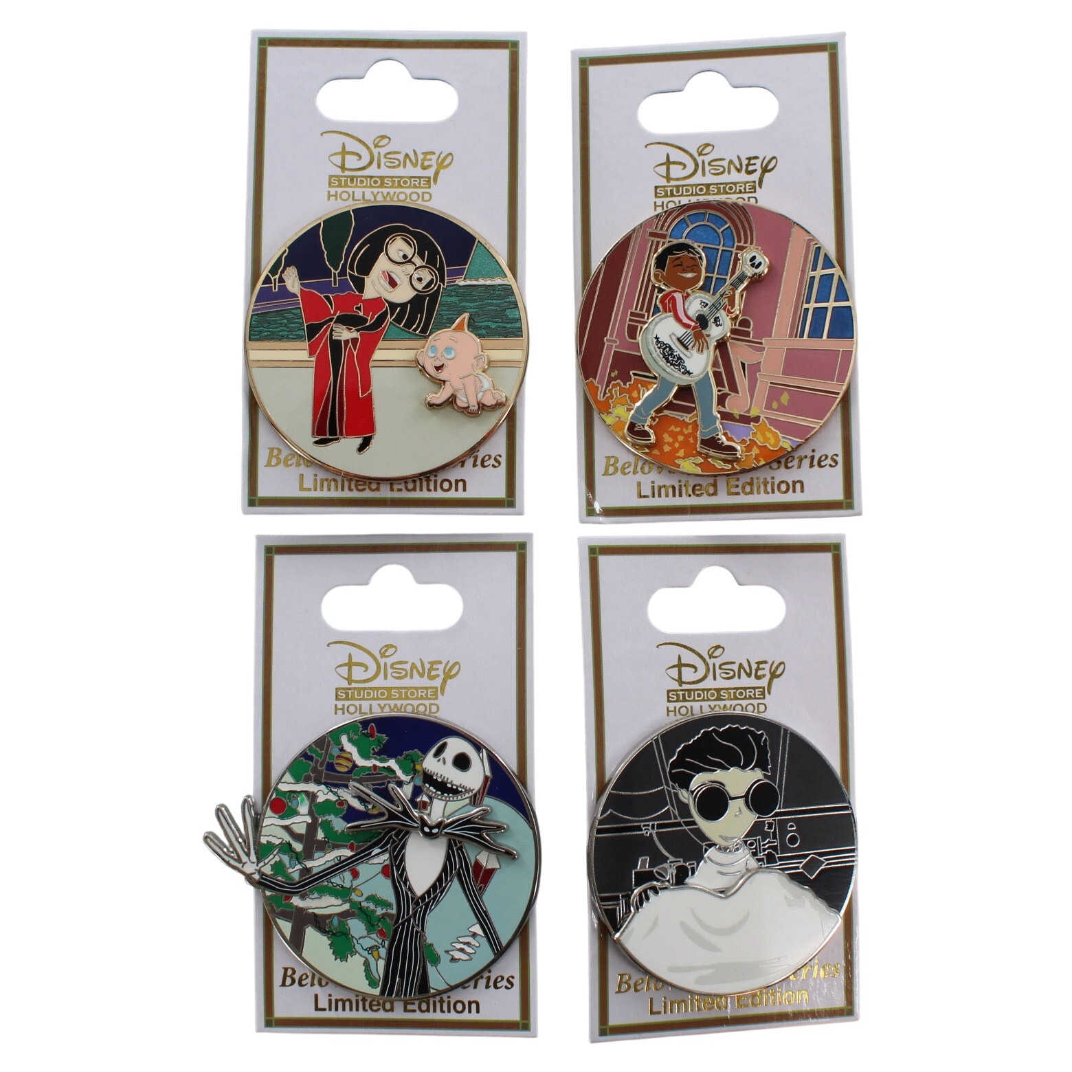 Disney Pin D23 Expo 2019 DSSH Beloved Tales 4 Pin Lot LE300 #DP2