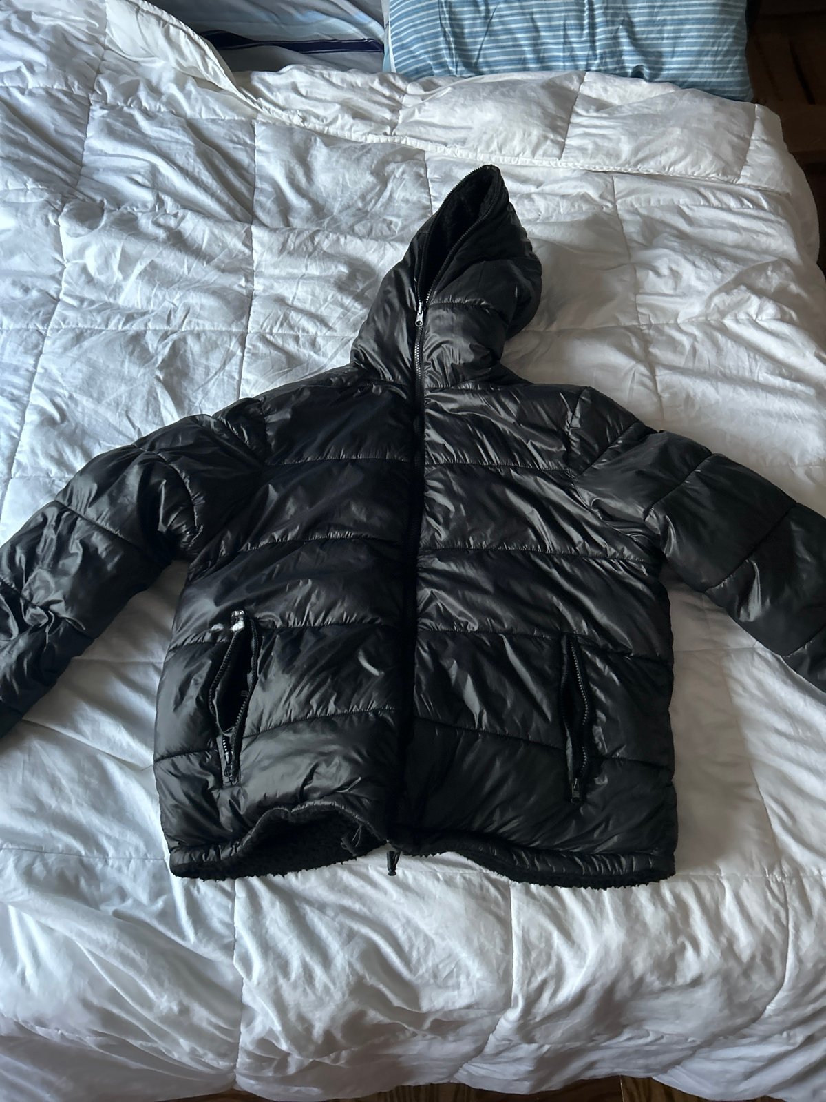 reversible bomber jacket men