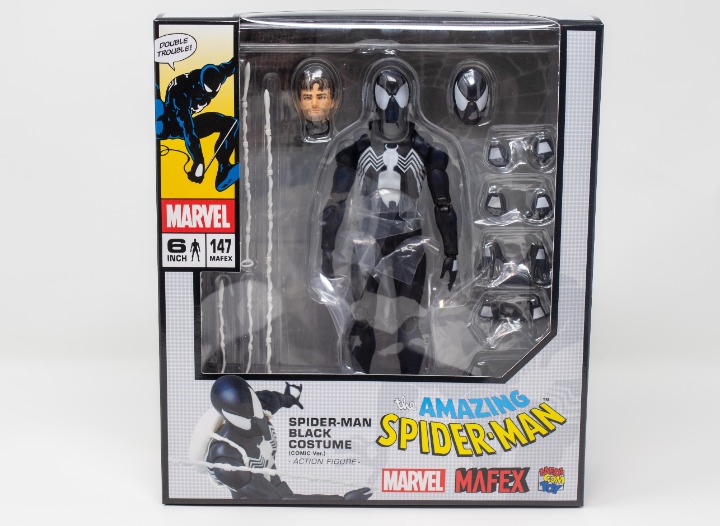 Mafex No. 147 The Amazing Spider-Man Black Costume