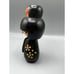 Vintage Carved Signed Flower Kimono Sleeve Japanese Kokeshi Doll 6