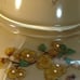 Vintage mid century Hexagonal ginger jar lamp
