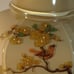 Vintage mid century Hexagonal ginger jar lamp