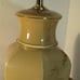 Vintage mid century Hexagonal ginger jar lamp