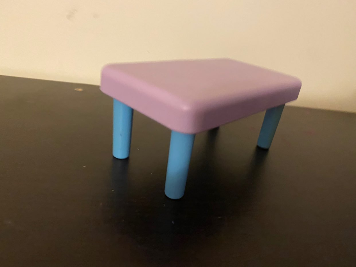 Little Tikes coffee end table my size do