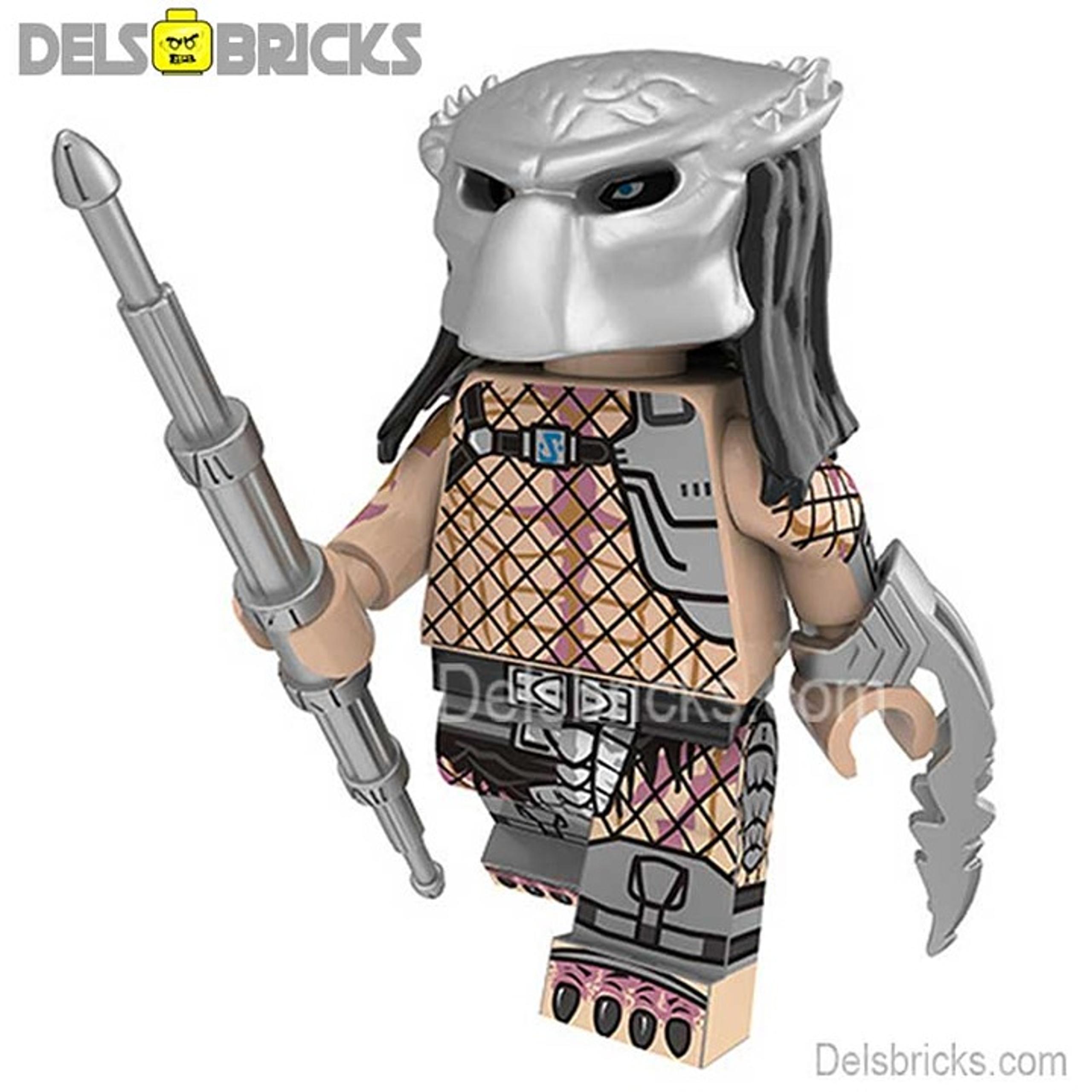 predator 2 yautja Minifigures Lego Horror Movie Custom toys 1