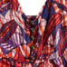Anthropologie Claire Colin Abstract Red Purple Harem Boho Flowy Jumpsuit size XS