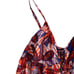 Anthropologie Claire Colin Abstract Red Purple Harem Boho Flowy Jumpsuit size XS