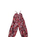 Anthropologie Claire Colin Abstract Red Purple Harem Boho Flowy Jumpsuit size XS
