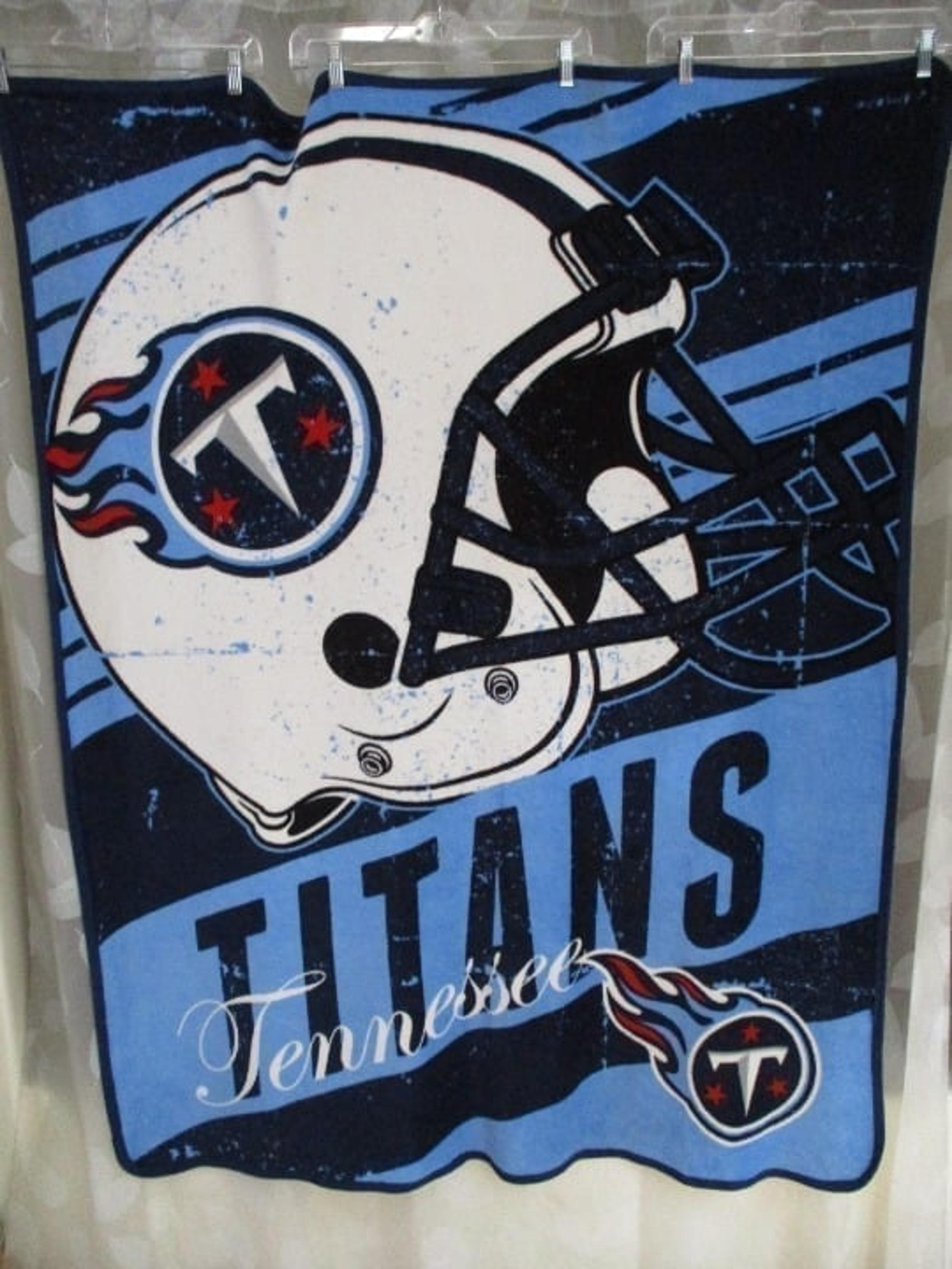 NFL Tennessee Titans Football Fleece Throw Blanket 44x57 Northwest Company