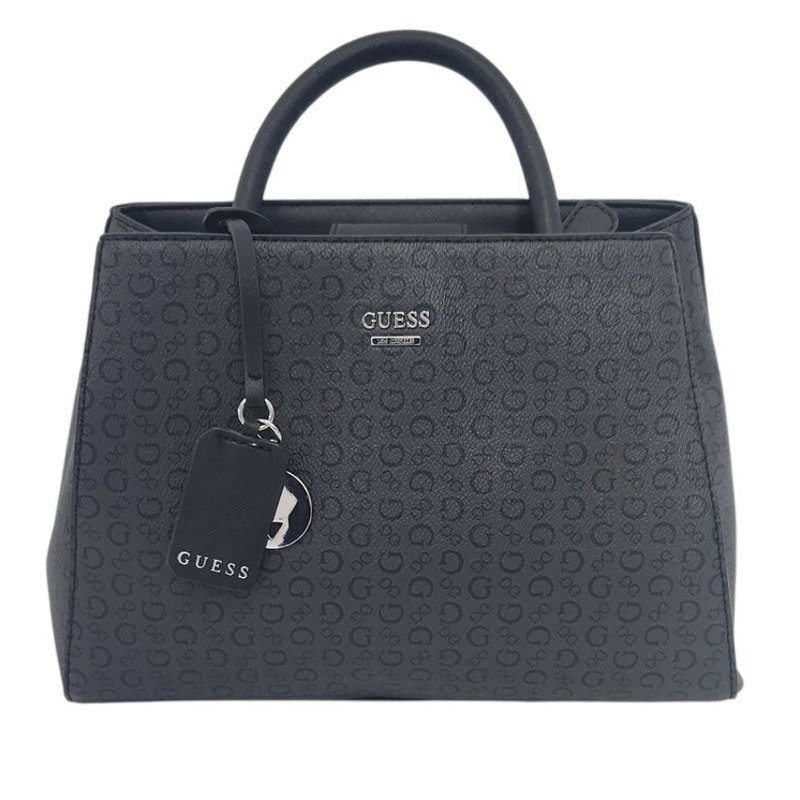 Guess Signature Black top handle satchel
