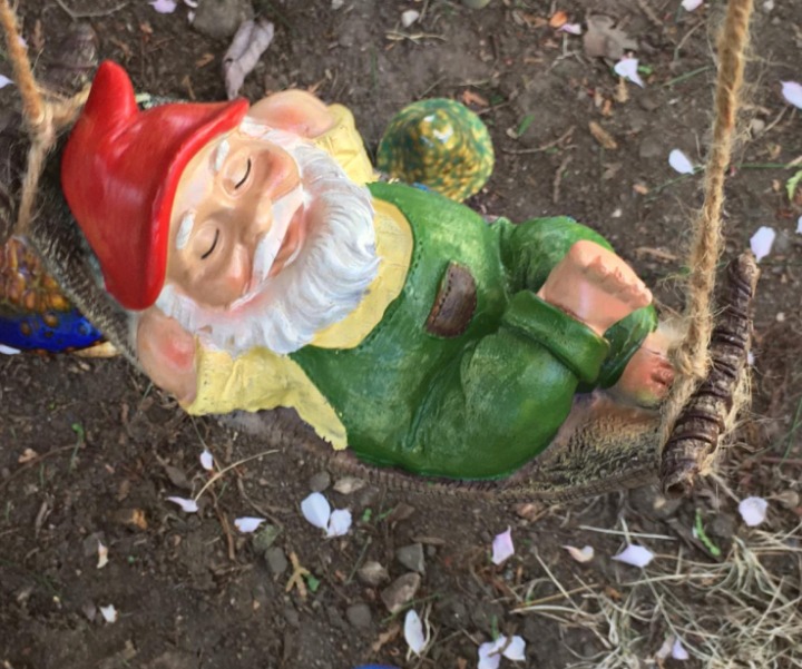 Garden Gnome Statues Cute Decorations for Yard Hanging Outdoor Tree Ornaments