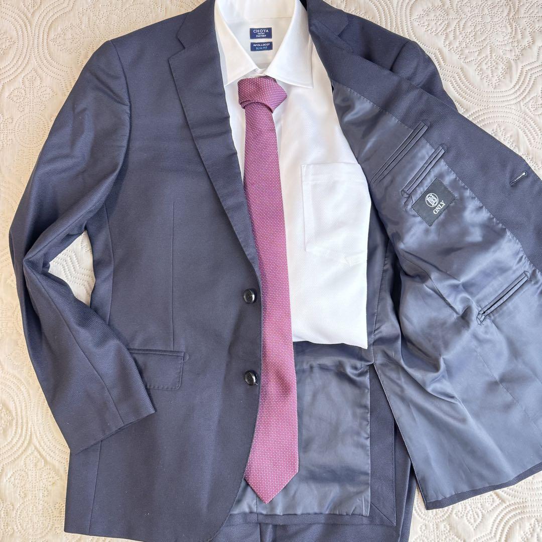 【Excellent Condition】ONLY Suit Set - Navy, 175A, 100% Wool