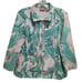 Chico's Zenergy Long Sleeve Front Zip Printed Jacket in Green for Women Size M