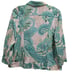 Chico's Zenergy Long Sleeve Front Zip Printed Jacket in Green for Women Size M