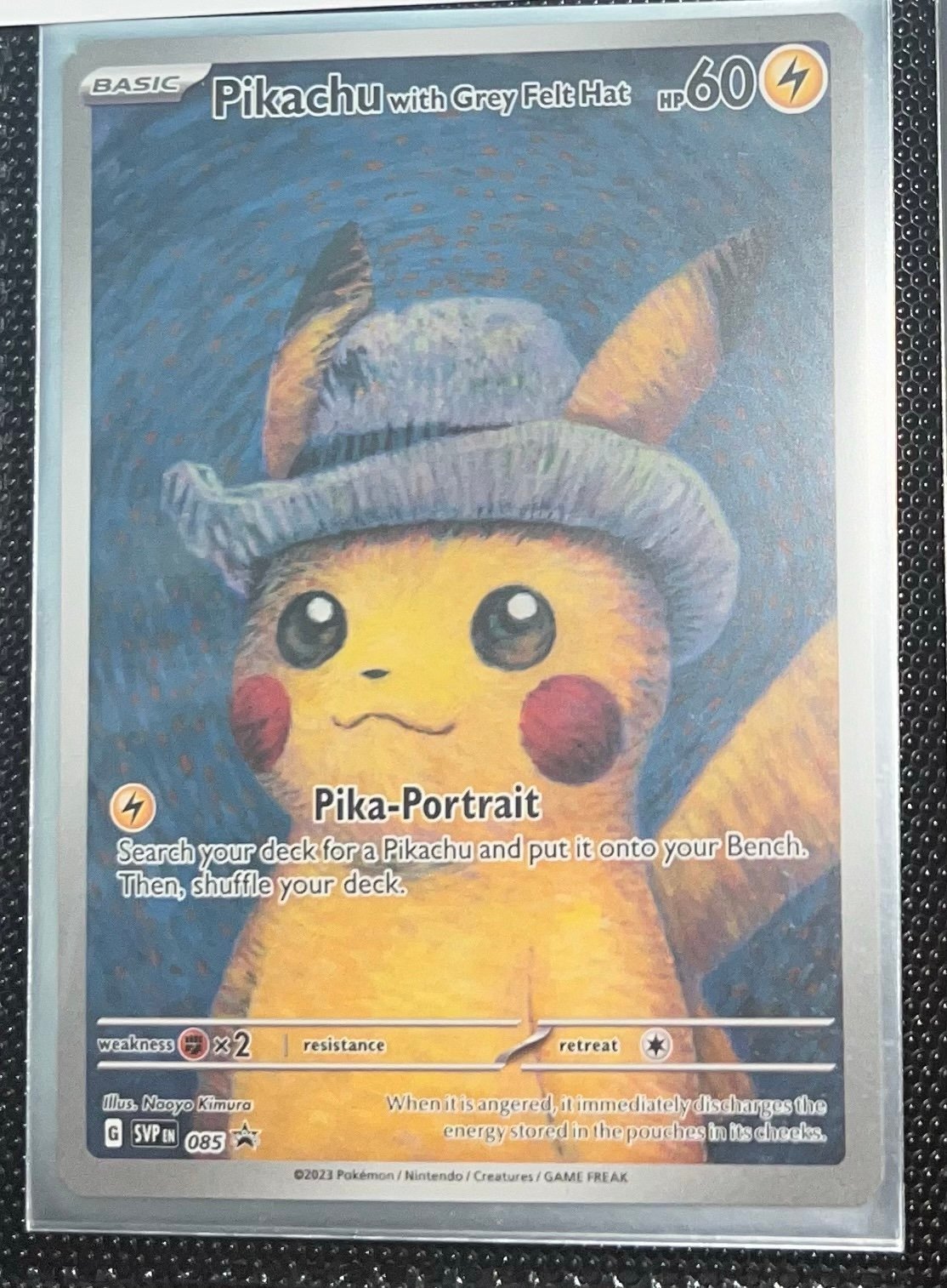 Pikachu With Grey Felt Hat