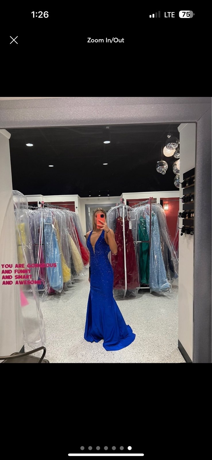 prom dress size 0