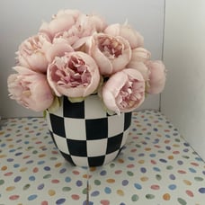 Checkered vase
