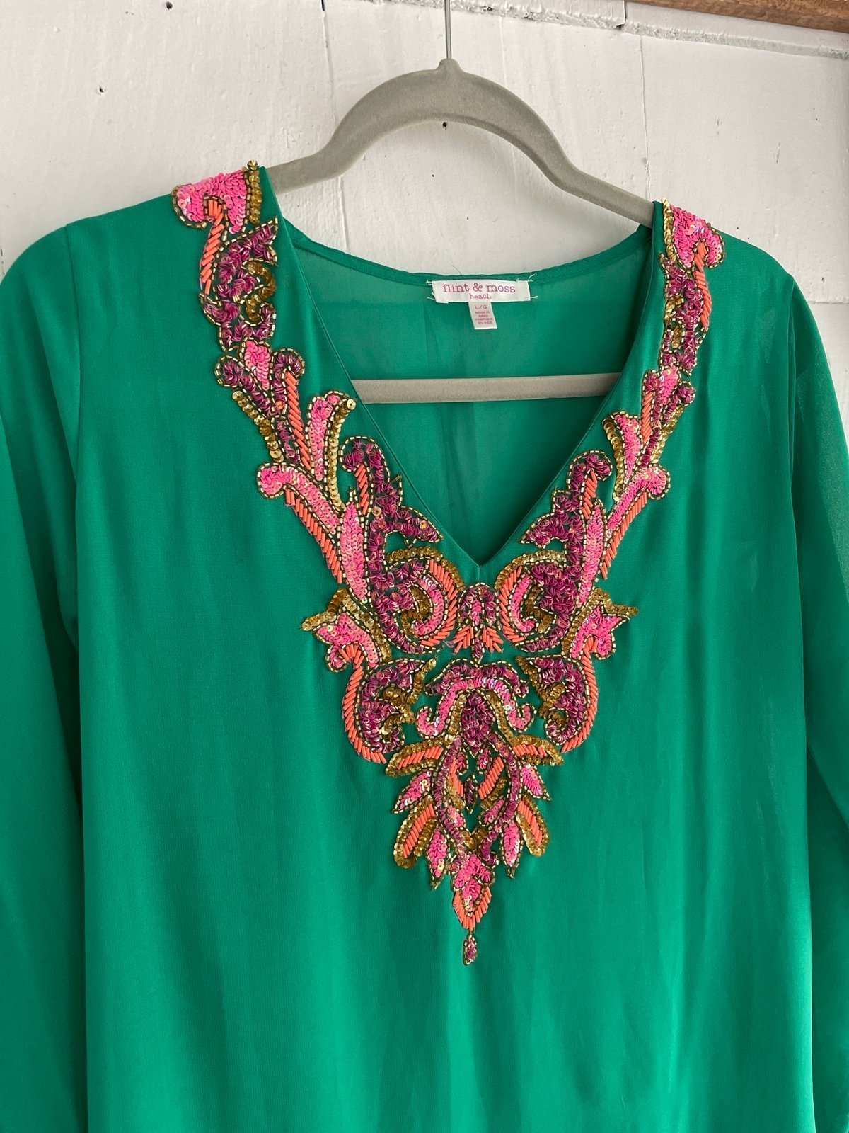 Sequin Beaded Tunic / Coverup