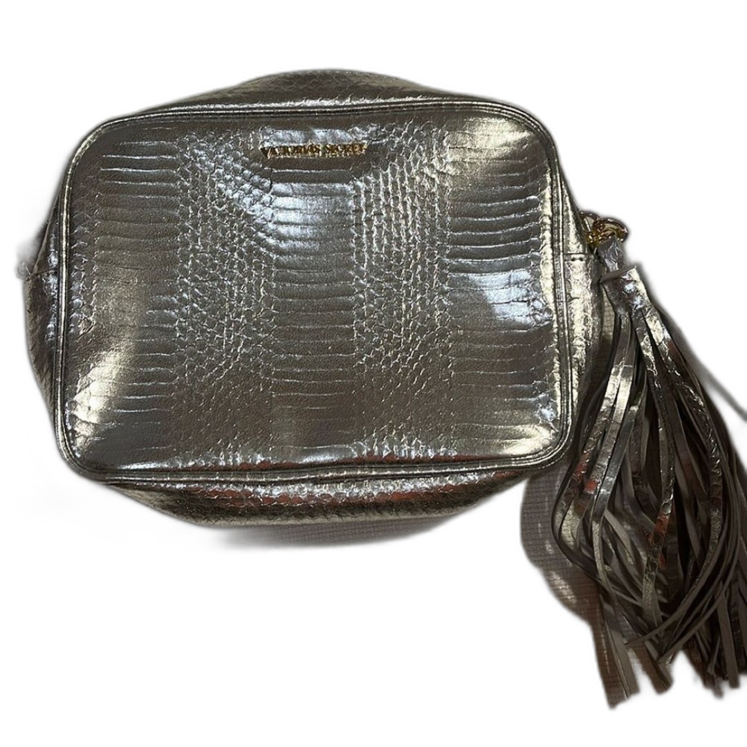 Victoria's Secret Fashion Show Silver Snakeskin Crossbody NWOT
