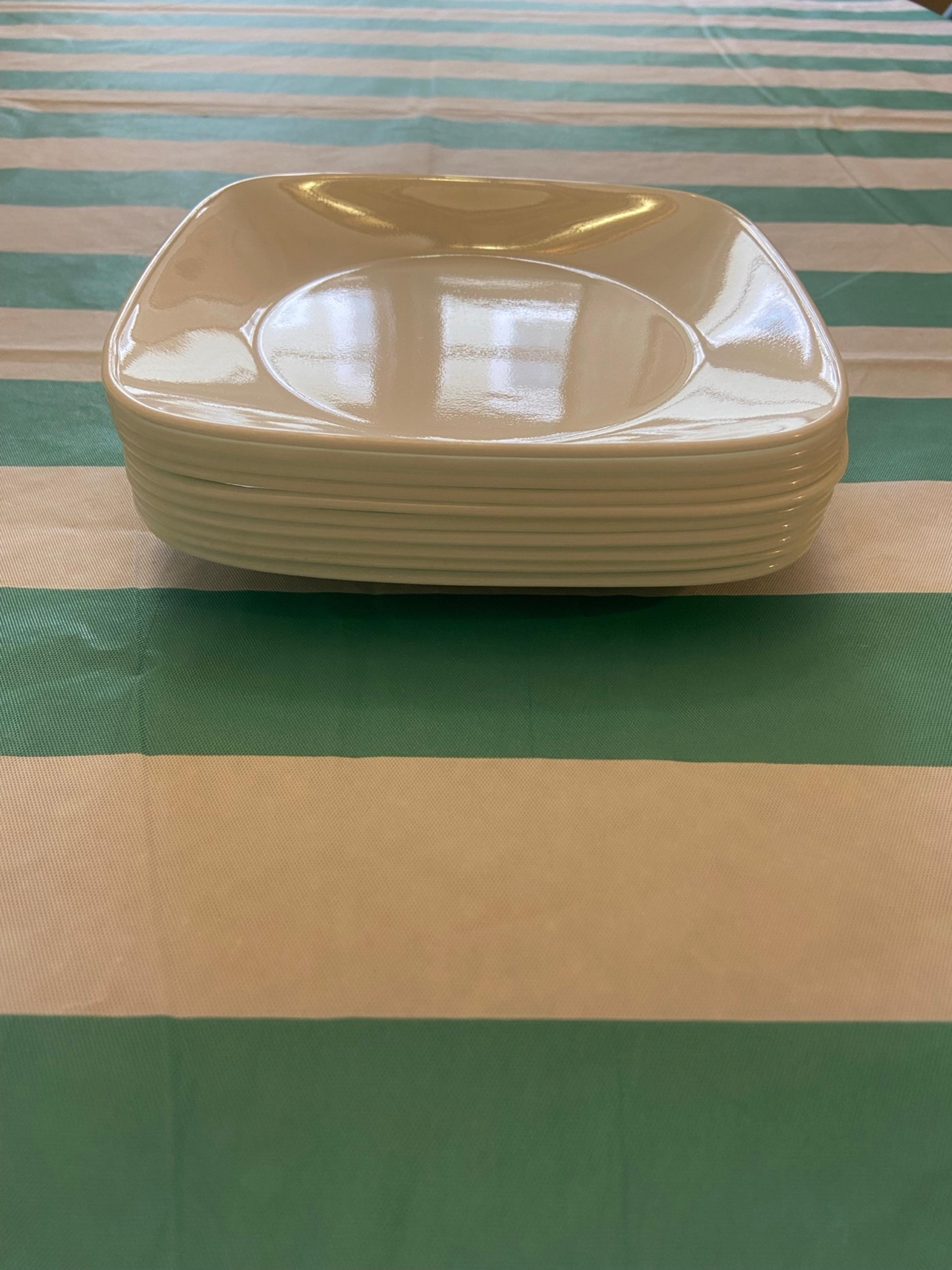 10 square Corelle Dessert Plates