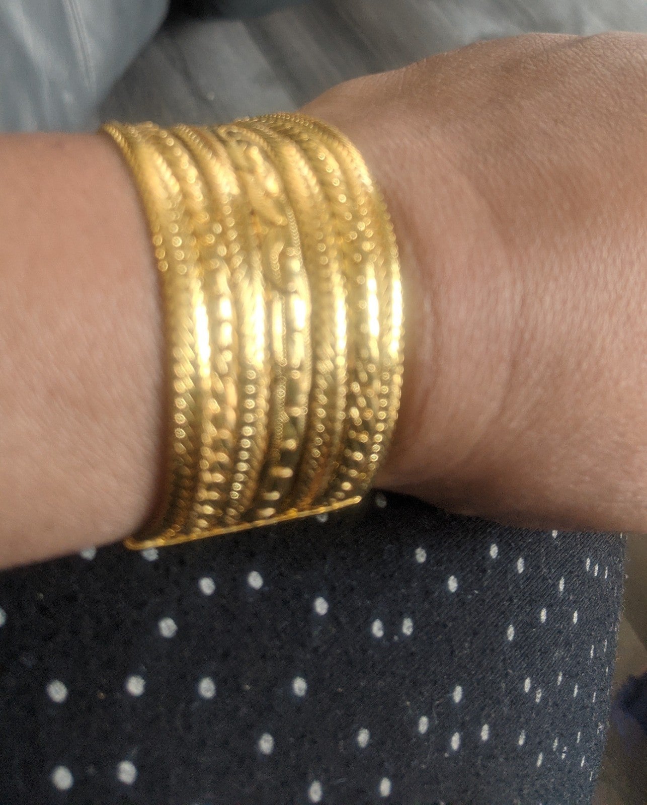 Vintage wide bracelet