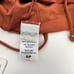 L*Space Rebel Stripe Bikini Top Brown Pink Size Small NWT