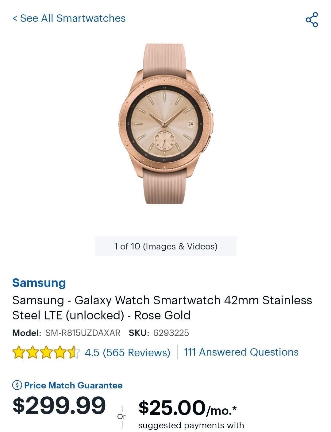 Samsung Galaxy watch 40 mm and iridescen