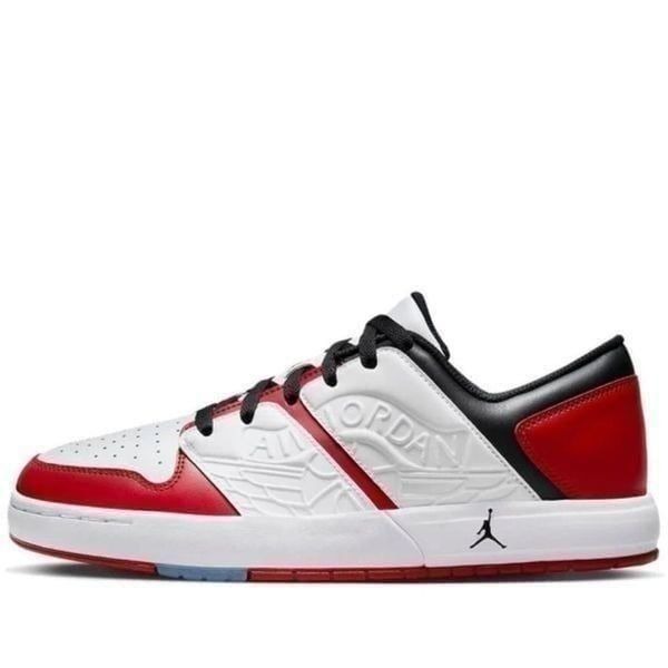 Jordan Nu Retro 1 Low Varsity Red/Blk/W Men's 7 Sneakers DV5141-611 NEW