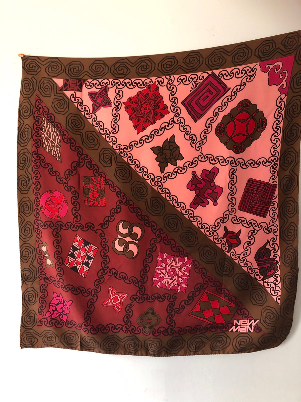 Silk scarf vintage