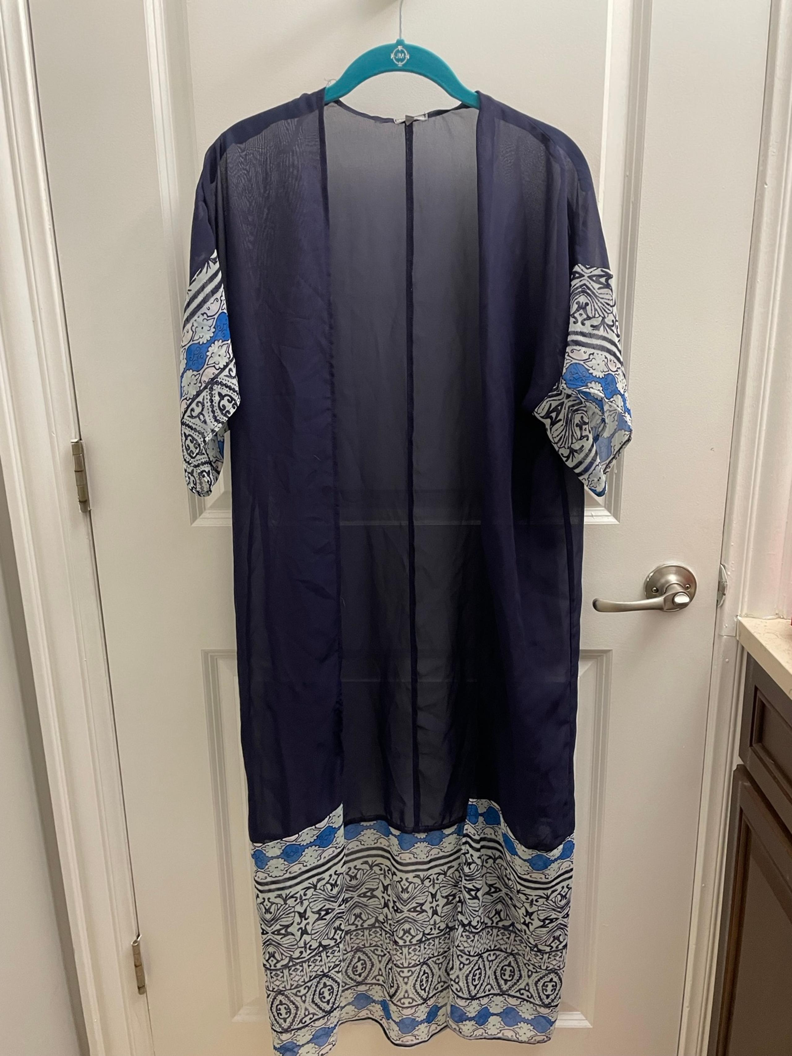 Maxi length kimono