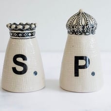 Rae dunn crown salt and pepper shakers