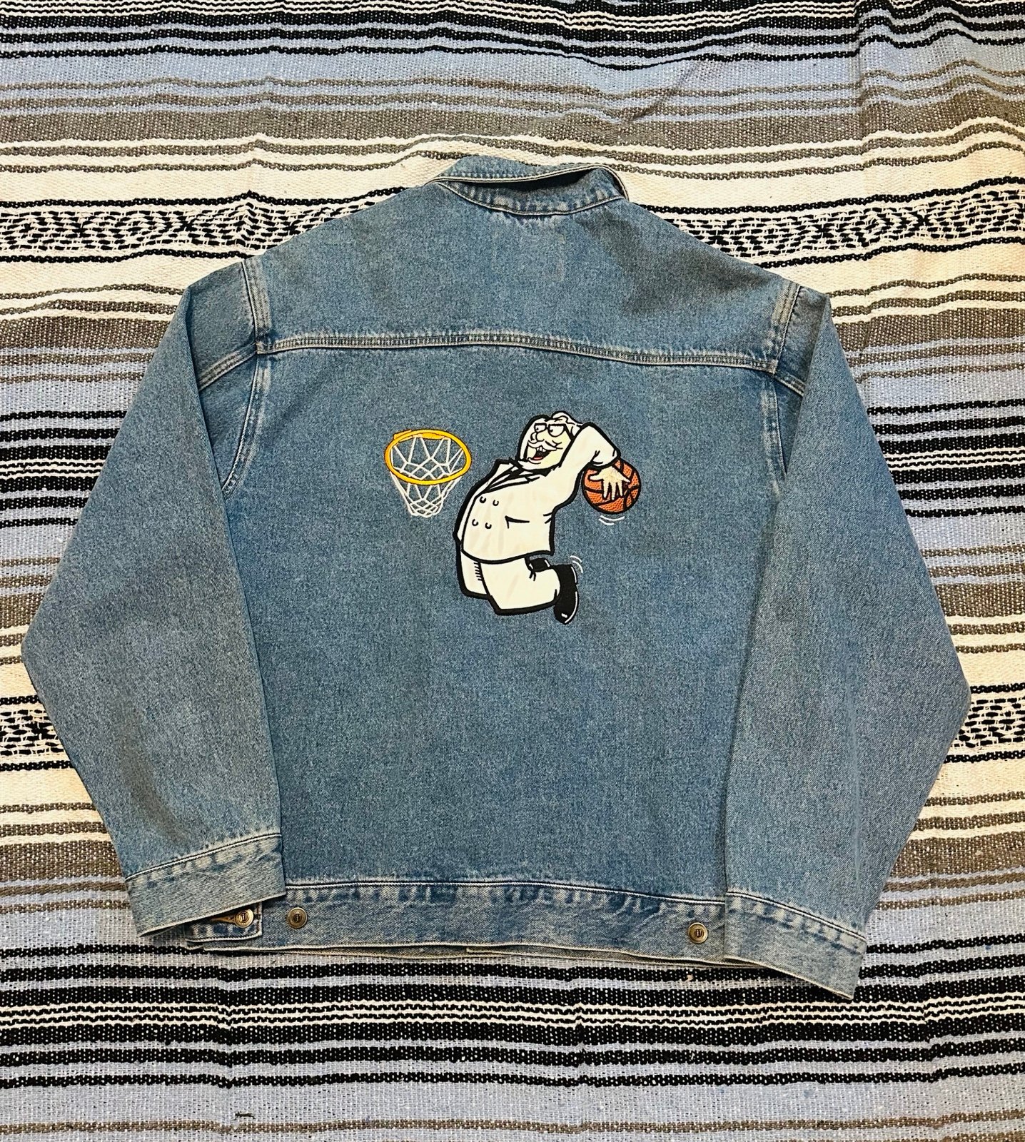 Vintage KFC Colonel Sanders Denim Jacket