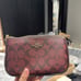Coach Nolita 19 In Signature Canvas In Gold/Oxblood Multi CN385 NWT